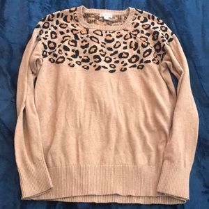 Leopard Crewneck Sweater